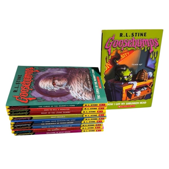 RL Stine Other - Bundle of 10 Goosebumps RL Stine Unnumbered Scholastic Books